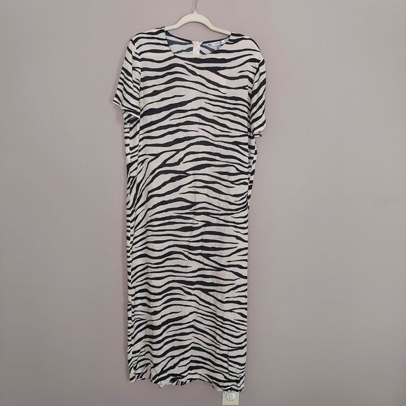 Zara Animal Print Dress ZW Collection Size XXL - Picture 9 of 10
